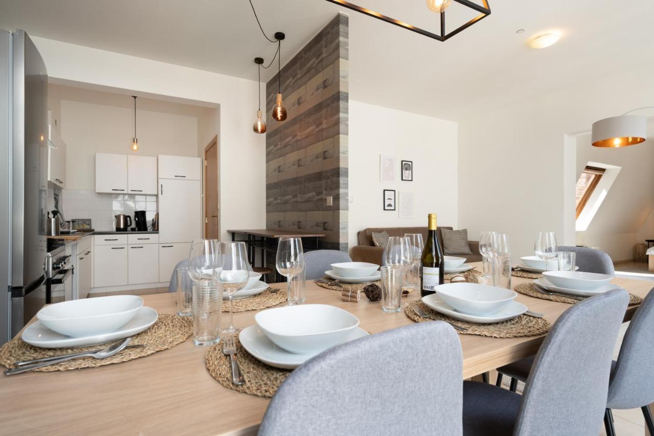 City Apartment 3 Bedroom, Kitchen, Wifi, Workspace, Coffee, Central Hasselt Eksteriør bilde